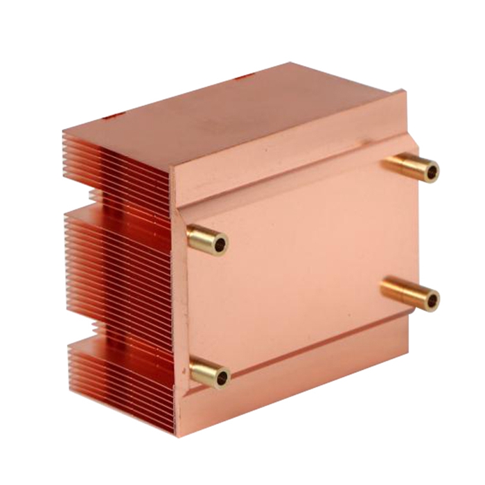 纯铜铲齿散热器