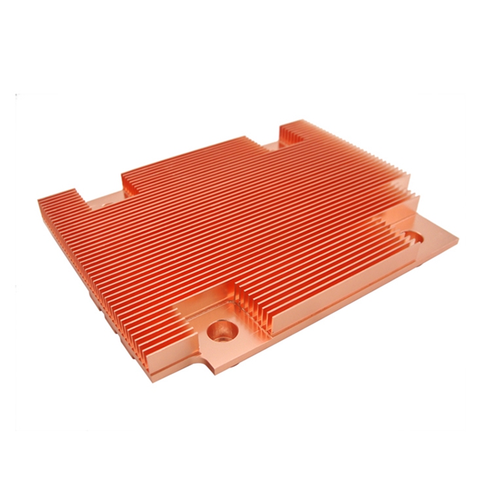 纯铜铲齿散热器