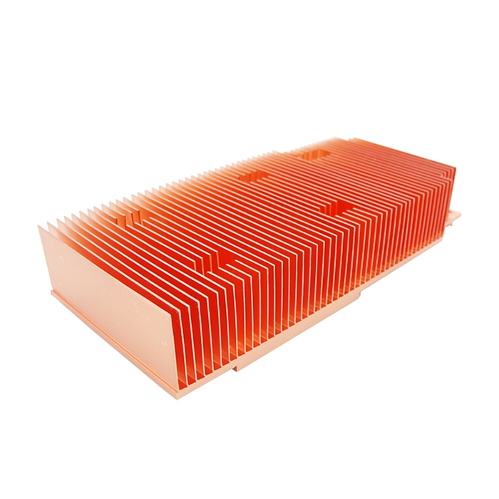 纯铜铲齿散热器