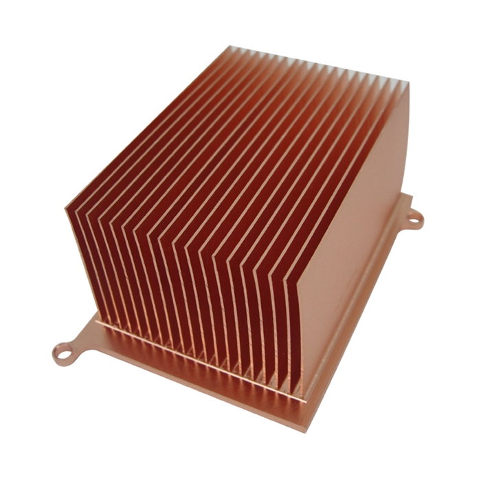 纯铜铲齿散热器