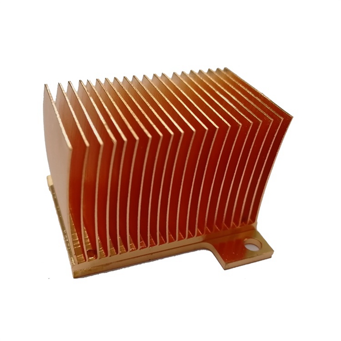 纯铜铲齿散热器